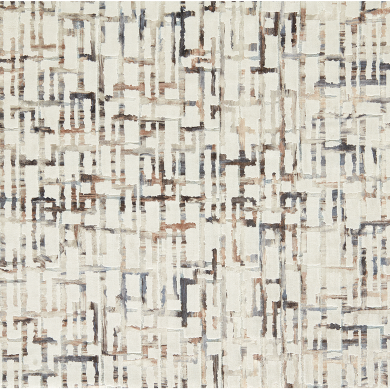 1 Yard Modern Abstract Velvet Upholstery Fabric Polyester Cotton Viscose Blend